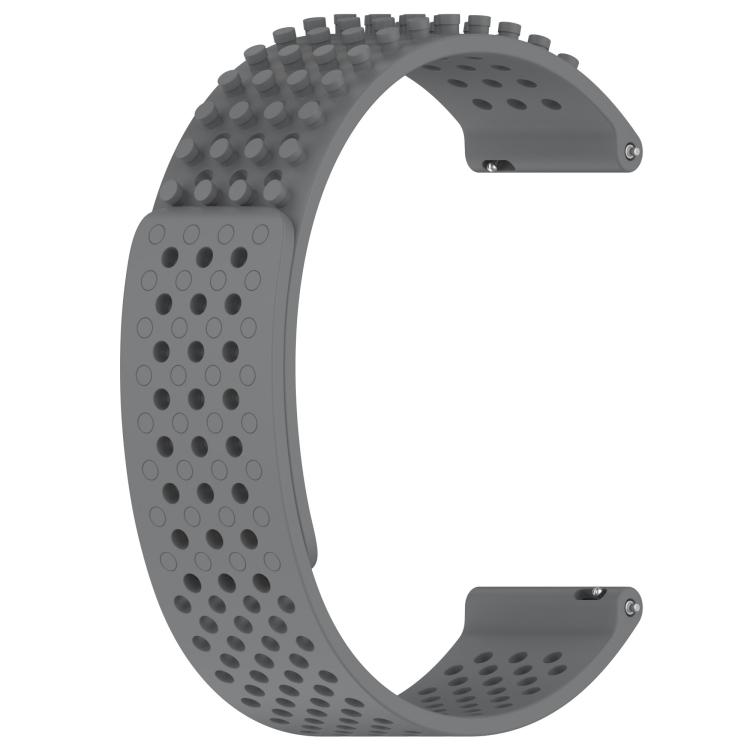 Para Amazfit Bip 5 Correa de reloj de silicona con puntos 3D