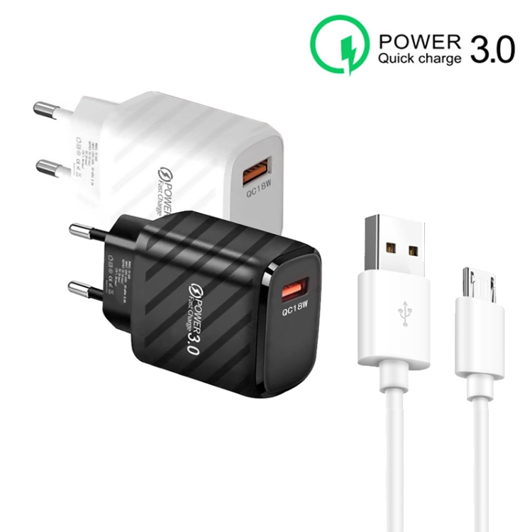 Infinix Chargeur Android - 2A Charge Rapide - Câble USB - Blanc