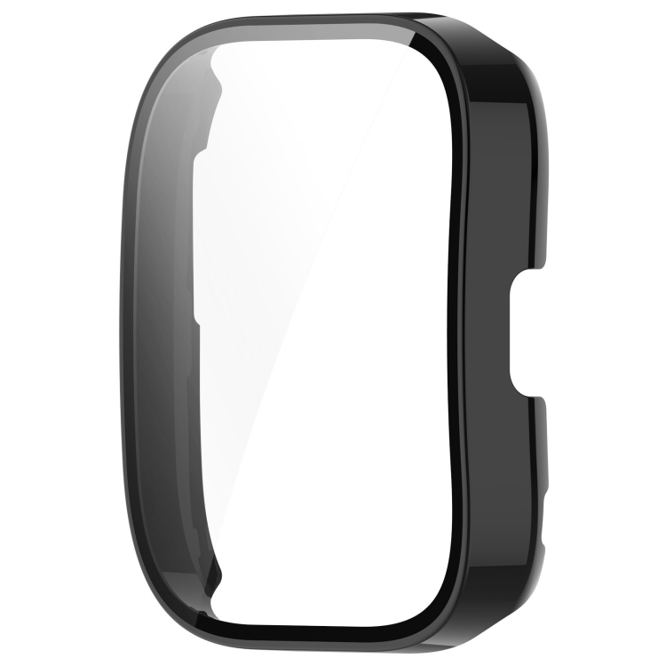 Para Amazfit Bip 5 Funda protectora de reloj de PC integrada con película  templada (negro)