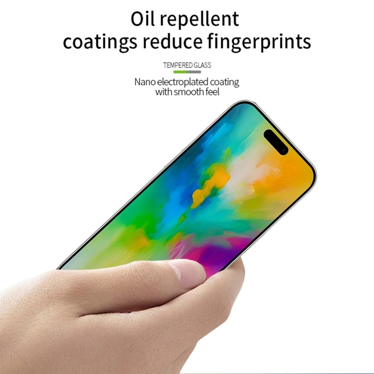 For iPhone 16 MOFI 9H 3D Explosion-proof Curved Screen Tempered Glass Film(Black) For iPhone 16 MOFI 9H 3D Explosion-proof Curved Screen Tempered Glass Film(Black)