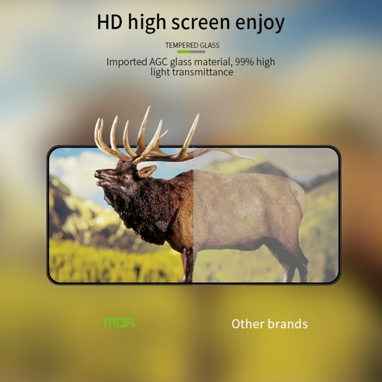 Para Xiaomi 13T / 13T Pro MOFI 9H 3D Película de vidrio templado