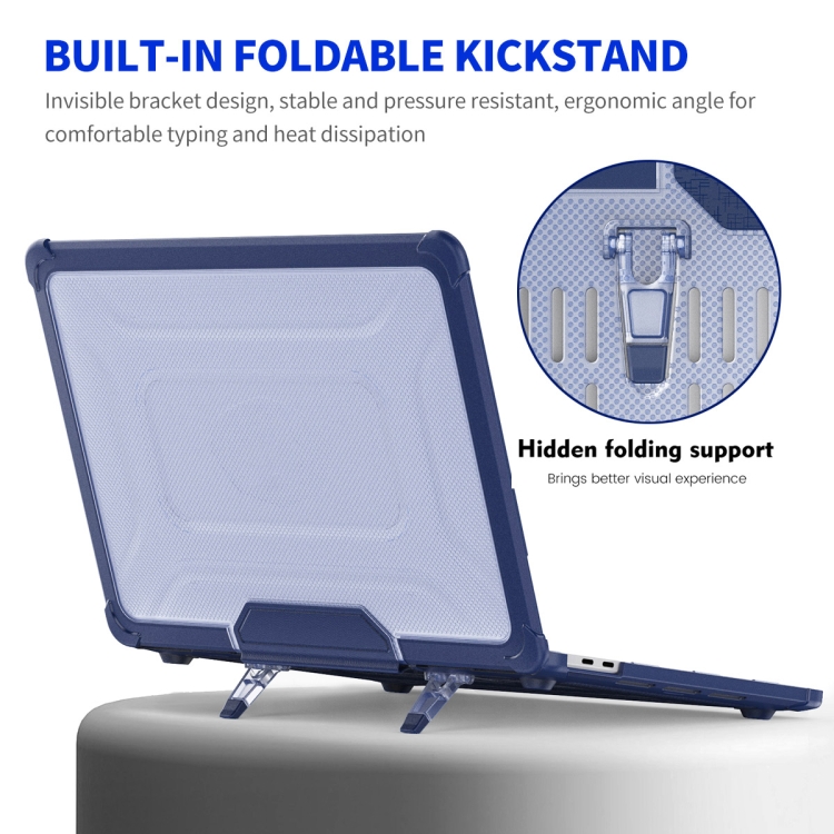 For MacBook Pro 16 A2141 ENKAY Hat-Prince 3 in 1 Protective Bracket Case Cover Hard Shell with TPU Keyboard Film / PET Screen Protector, Version:EU(Light Blue) For MacBook Pro 16 A2141 ENKAY Hat-Prince 3 in 1 Protective Bracket Case Cover Hard Shell with TPU Keyboard Film / PET Screen Protector, Version:EU(Light Blue)