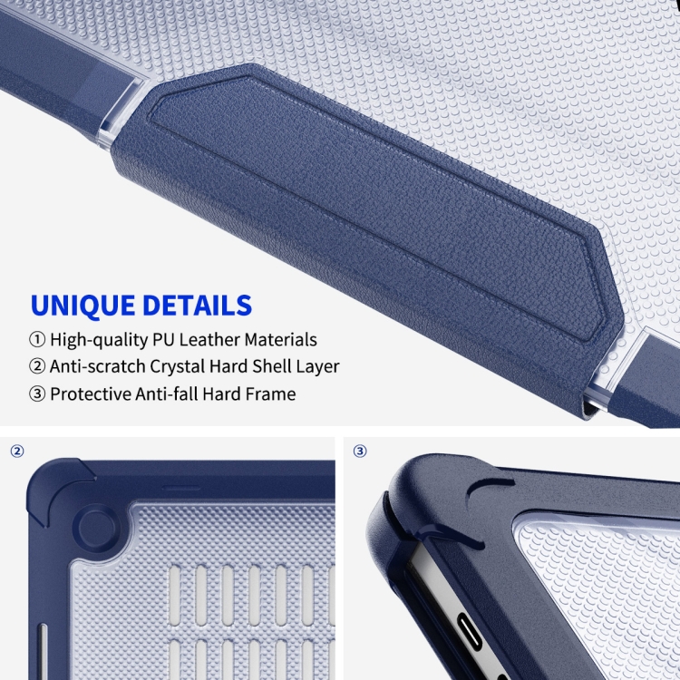 For MacBook Pro 16 A2141 ENKAY Hat-Prince 3 in 1 Protective Bracket Case Cover Hard Shell with TPU Keyboard Film / PET Screen Protector, Version:EU(Light Blue) For MacBook Pro 16 A2141 ENKAY Hat-Prince 3 in 1 Protective Bracket Case Cover Hard Shell with TPU Keyboard Film / PET Screen Protector, Version:EU(Light Blue)