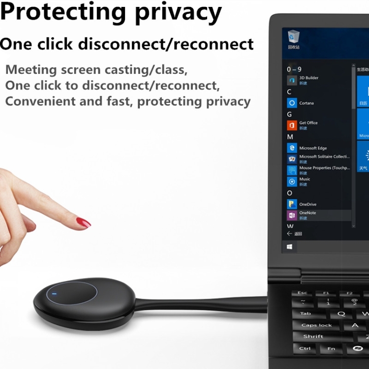 Dongle Miracast 4K 5G Per Trasmissione Wireless - Compatibile Con IPhone, Android, Windows, Mac | Airplay, DLNA, Mirroring - Foto 2