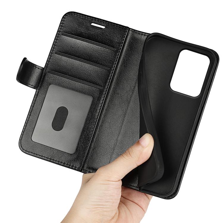 For Redmi 15a 5G R64 Texture Horizontal Flip Leather Phone Case(Black)