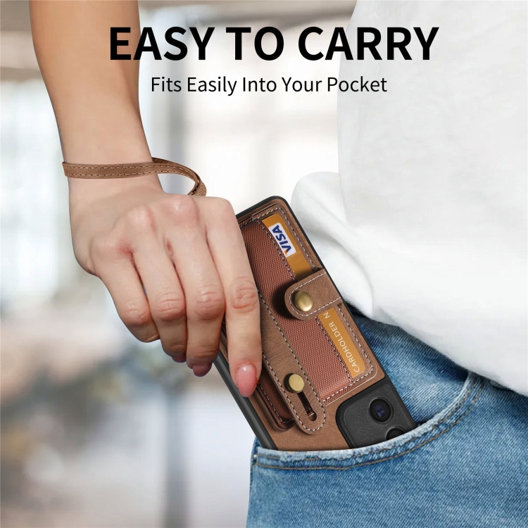For Samsung Galaxy S21 Ultra 5G Retro Cross Wristband Wallet Leather Back Phone Case(Brown) For Samsung Galaxy S21 Ultra 5G Retro Cross Wristband Wallet Leather Back Phone Case(Brown)