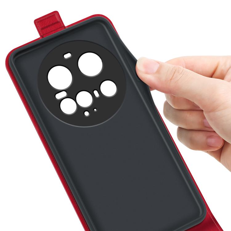 For Xiaomi 15 Ultra R64 Texture Single Vertical Flip Leather Phone Case(Red)