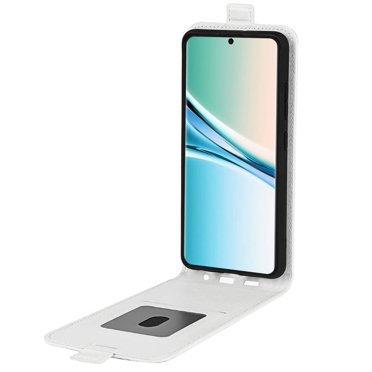 For Redmi Note 15 4G / 5G Global 164mm R64 Texture Single Vertical Flip Leather Phone Case(White)