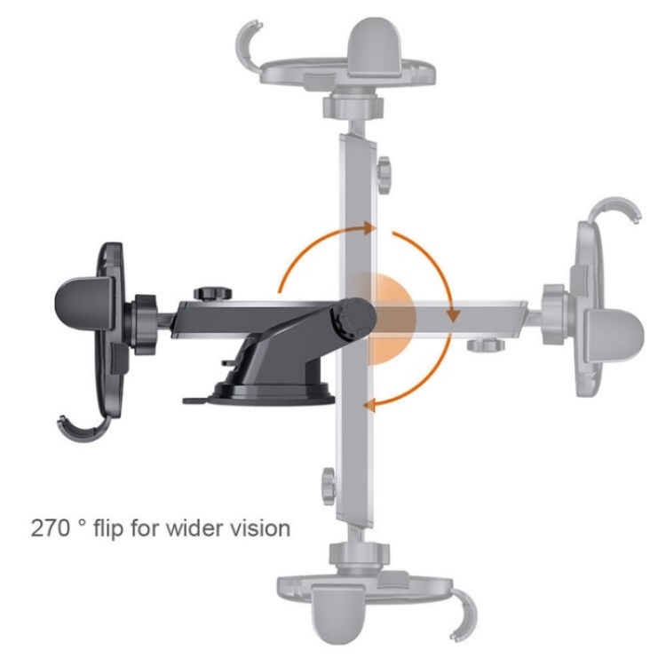 D33 With Air Vent Clip Suction Cup Base Gravity Sensing Car Phone Holder Bracket(Black) D33 With Air Vent Clip Suction Cup Base Gravity Sensing Car Phone Holder Bracket(Black)