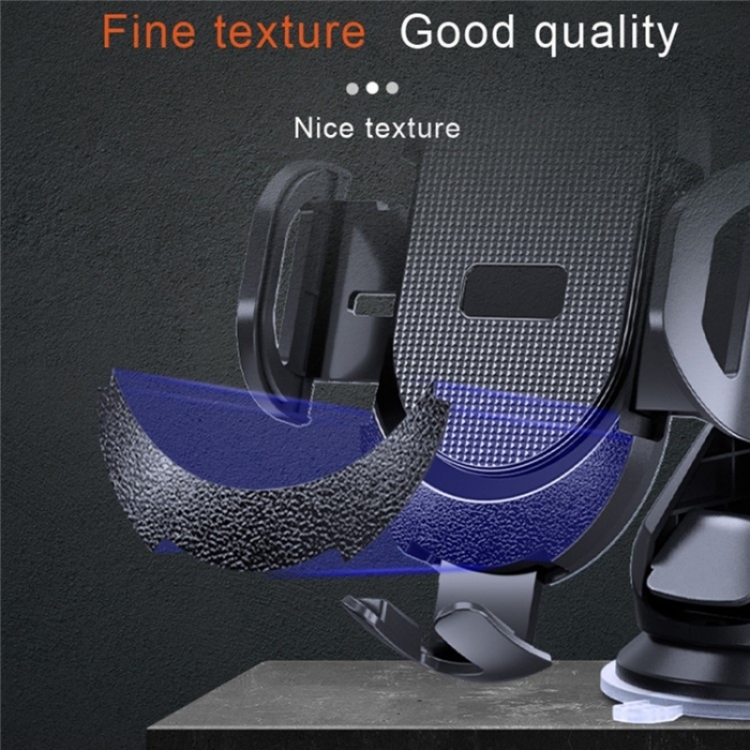 D33 With Air Vent Clip Suction Cup Base Gravity Sensing Car Phone Holder Bracket(Black) D33 With Air Vent Clip Suction Cup Base Gravity Sensing Car Phone Holder Bracket(Black)