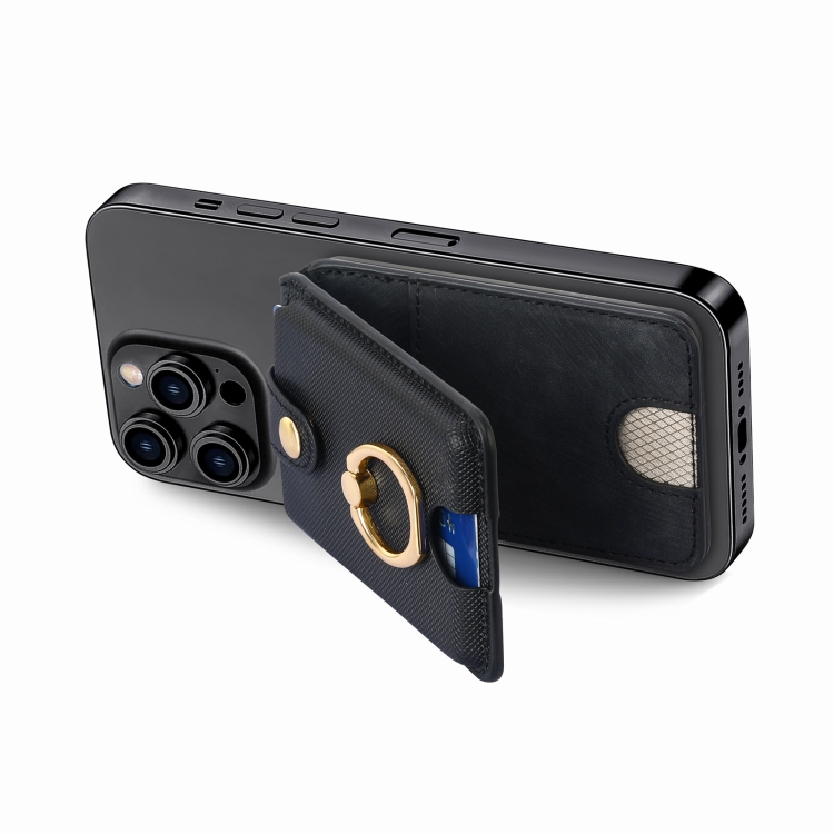 Magsafe Cross Vertical Card Bag Case For iPhone 15 / 14 / 13(Black) Magsafe Cross Vertical Card Bag Case For iPhone 15 / 14 / 13(Black)