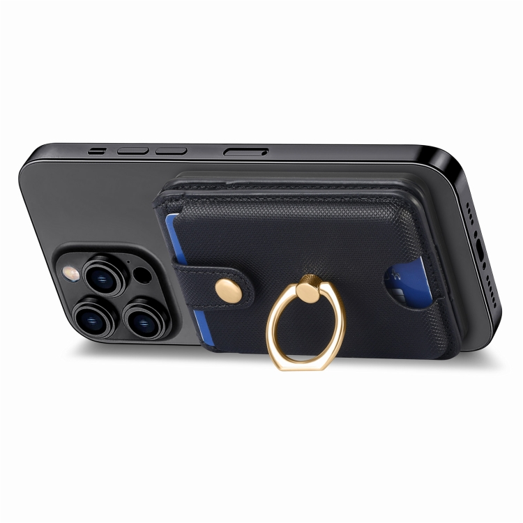 Magsafe Cross Vertical Card Bag Case For iPhone 15 / 14 / 13(Black) Magsafe Cross Vertical Card Bag Case For iPhone 15 / 14 / 13(Black)