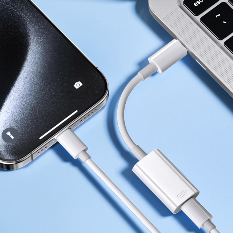 DS-TC-IP15 iOS 8 Pin Cable Female to USB-C / Type-C Male Adapter DS-TC-IP15 iOS 8 Pin Cable Female to USB-C / Type-C Male Adapter