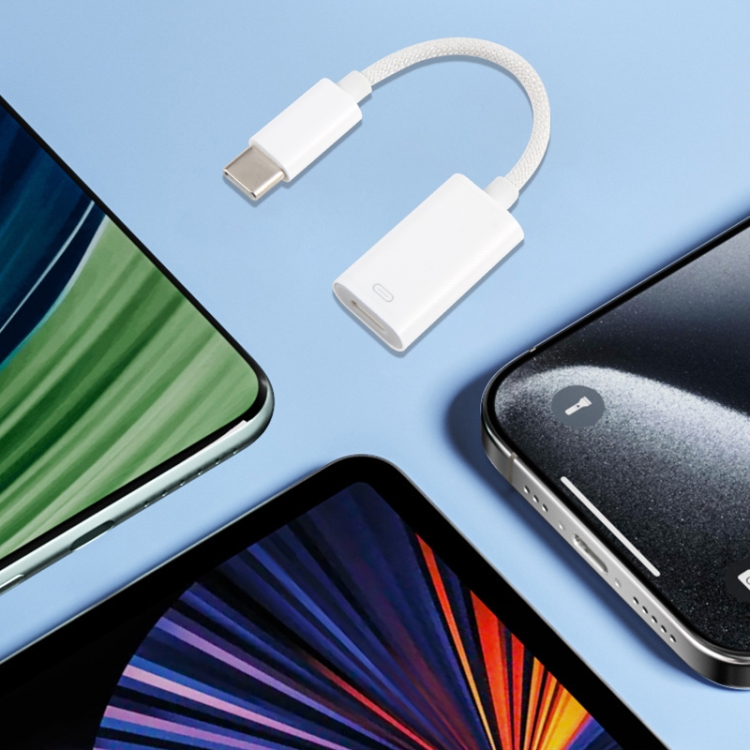 DS-TC-IP15 iOS 8 Pin Cable Female to USB-C / Type-C Male Adapter DS-TC-IP15 iOS 8 Pin Cable Female to USB-C / Type-C Male Adapter