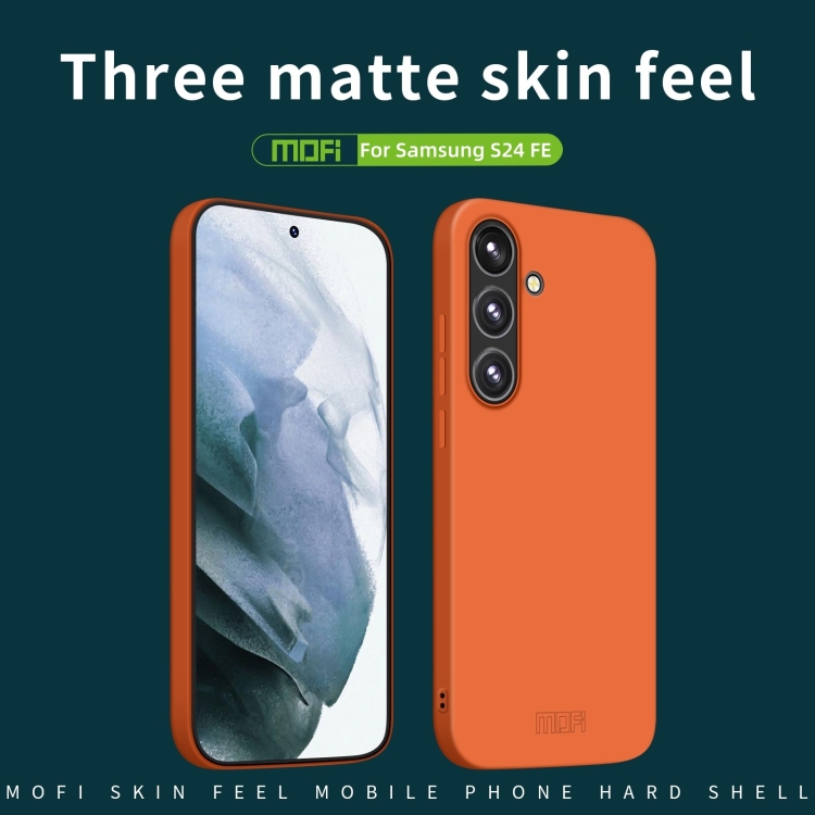 For Samsung Galaxy S24 FE 5G MOFI Qin Series Skin Feel All-inclusive PC Phone Case(Black) For Samsung Galaxy S24 FE 5G MOFI Qin Series Skin Feel All-inclusive PC Phone Case(Black)