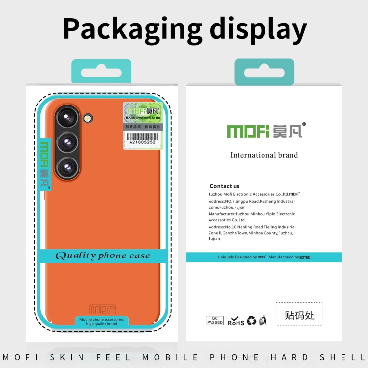 For Samsung Galaxy S24 FE 5G MOFI Qin Series Skin Feel All-inclusive PC Phone Case(Black) For Samsung Galaxy S24 FE 5G MOFI Qin Series Skin Feel All-inclusive PC Phone Case(Black)