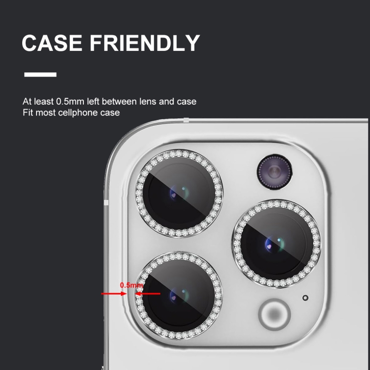 For iPhone 15 Pro / 15 Pro Max ENKAY AR Anti-reflection Individual Diamond Ring Camera Lens Glass Full Film(Deep Blue) For iPhone 15 Pro / 15 Pro Max ENKAY AR Anti-reflection Individual Diamond Ring Camera Lens Glass Full Film(Deep Blue)