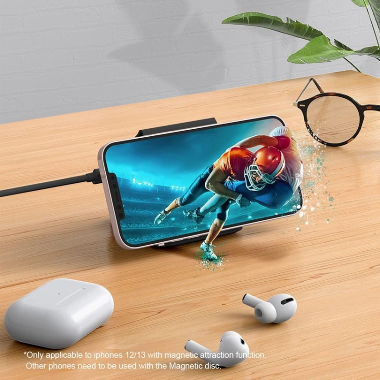 3 in 1 Wireless Charging Station Magnetic Foldable Travel Fast Charger for iPhone 15/14/13/12 Series / AirPods / iWatch(White) 3 in 1 Wireless Charging Station Magnetic Foldable Travel Fast Charger for iPhone 15/14/13/12 Series / AirPods / iWatch(White)