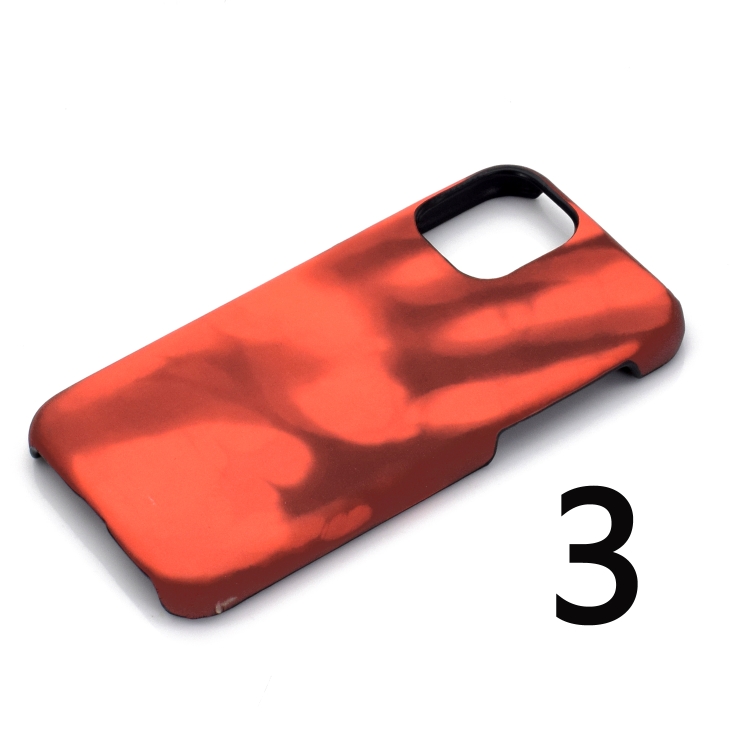 For iPhone 15 Thermal Sensor Discoloration Silicone Phone Case(Black Red) For iPhone 15 Thermal Sensor Discoloration Silicone Phone Case(Black Red)