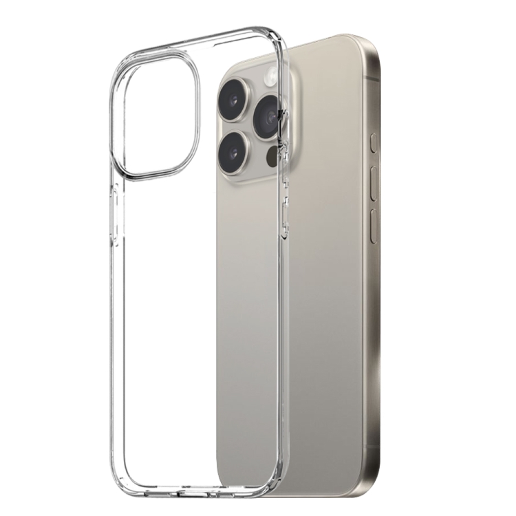 For iPhone 15 Pro NORTHJO 3 in 1 TPU Phone Case with Screen Film and Lens Film(Clear) For iPhone 15 Pro NORTHJO 3 in 1 TPU Phone Case with Screen Film and Lens Film(Clear)