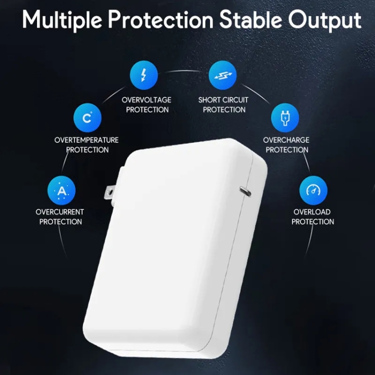PD3.1 140W USB-C PD Laptop Power Adapter for Apple M1 / M2 MacBook Series EU Plug PD3.1 140W USB-C PD Laptop Power Adapter for Apple M1 / M2 MacBook Series EU Plug