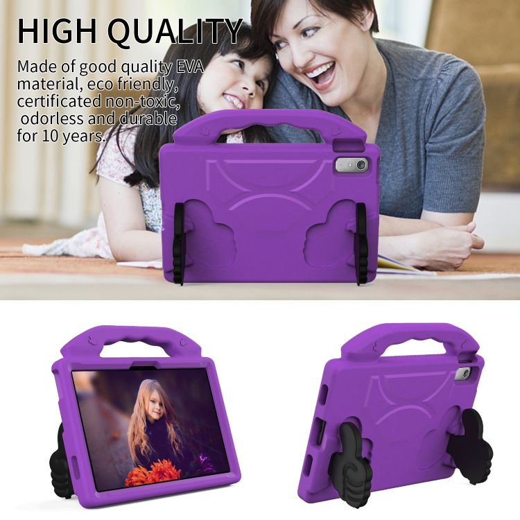 5.19] For Lenovo Tab P11 Gen2 11.5 Thumb Bracket EVA Shockproof Tablet  Case(Purple)