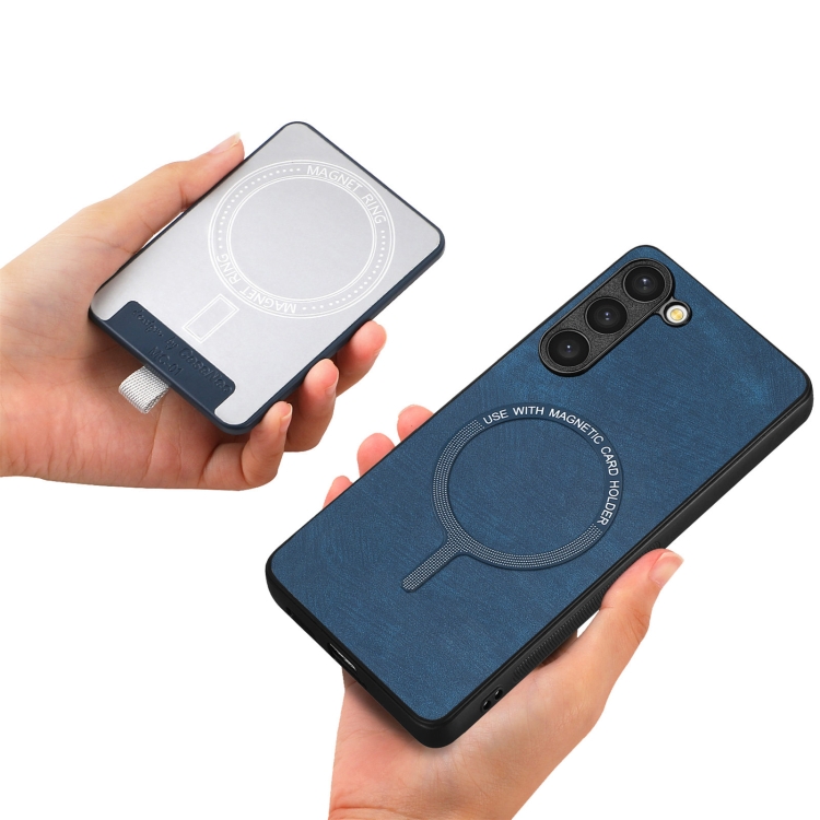 For Samsung Galaxy S21 Ultra 5G Retro Splitable Magnetic Card Bag Leather Phone Case(Blue) For Samsung Galaxy S21 Ultra 5G Retro Splitable Magnetic Card Bag Leather Phone Case(Blue)