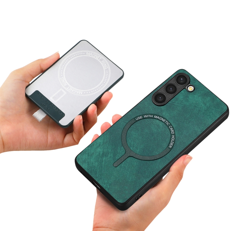 For Samsung Galaxy S24 Ultra 5G Retro Splitable Magnetic Card Bag Leather Phone Case(Green) For Samsung Galaxy S24 Ultra 5G Retro Splitable Magnetic Card Bag Leather Phone Case(Green)