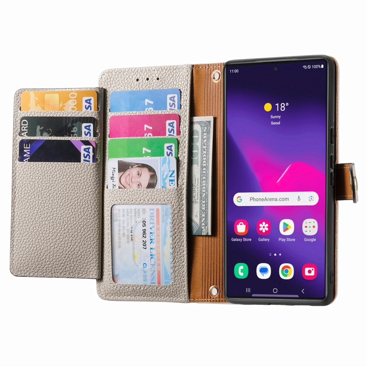 For Samsung Galaxy S24 Ultra 5G Love Zipper Lanyard Leather Phone Case(Gray) For Samsung Galaxy S24 Ultra 5G Love Zipper Lanyard Leather Phone Case(Gray)