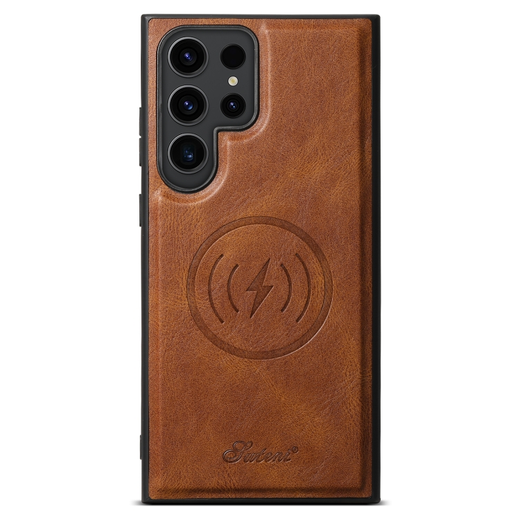 For Samsung Galaxy S24 Ultra 5G Suteni H15 Oil Eax Leather Detachable Wallet Back Phone Case(Brown) For Samsung Galaxy S24 Ultra 5G Suteni H15 Oil Eax Leather Detachable Wallet Back Phone Case(Brown)