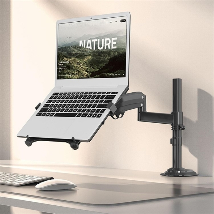 Laptop Rotation Meshanism NB H100-FP For 10-17 inch Gas Spring Mechanism Full Motion Arm VESA ...