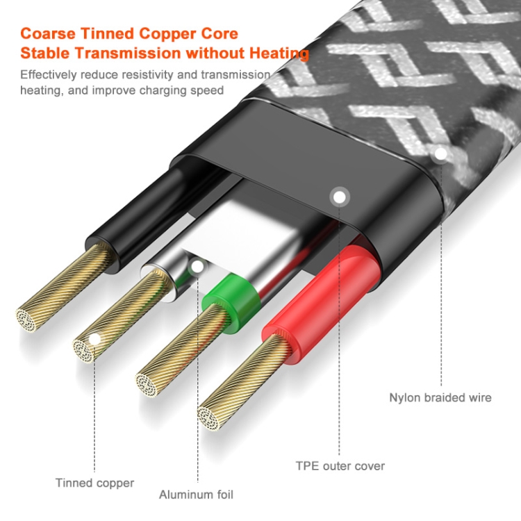 ENKAY PD30W Elbow Type-C to 8 Pin Fast Charging Data Braid Cable with Indicator Light, Length:0.5m ENKAY PD30W Elbow Type-C to 8 Pin Fast Charging Data Braid Cable with Indicator Light, Length:0.5m