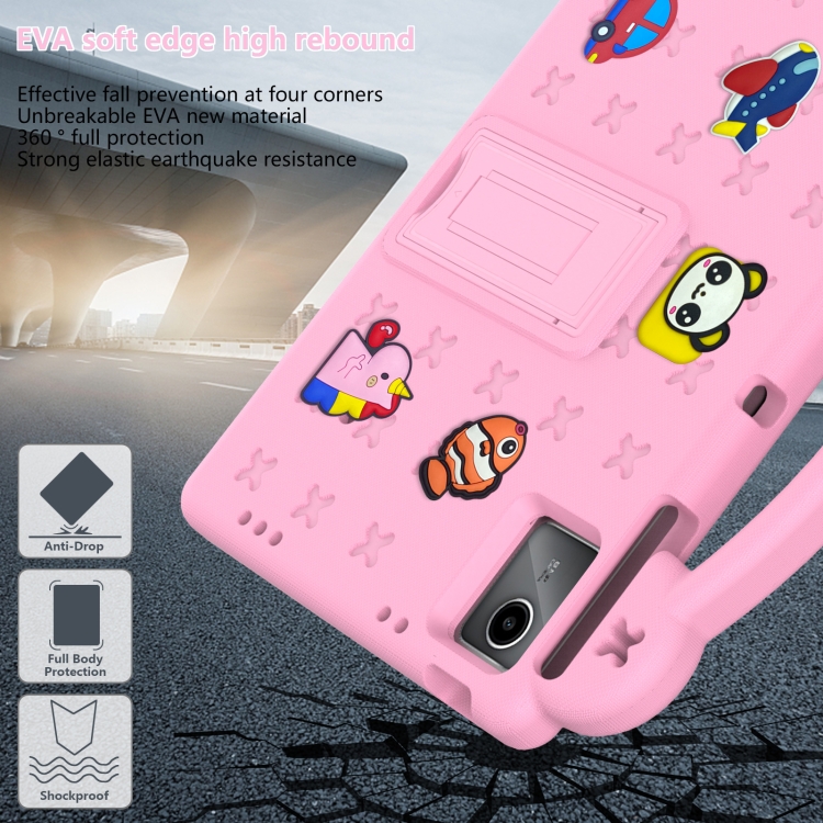for Xiaomi Redmi Pad SE 11 Released 2023 Kids Case,Lightweight EVA Kid  Friendly Shockproof Protective Case,Handle Stand Heavy Duty Tablet Cover  (Rose