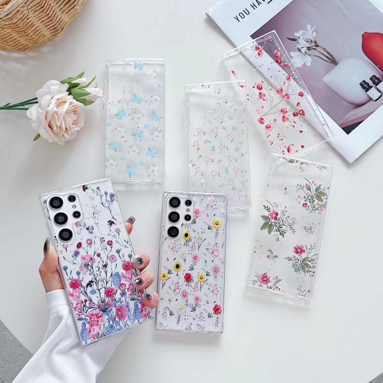 Para Samsung Galaxy S24 5G Spring Garden Epoxy TPU Funda para teléfono (F02 Spring Garden) - B1