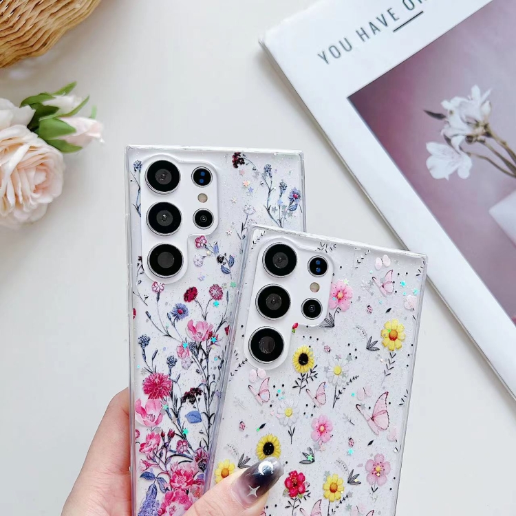 Para Samsung Galaxy S24 5G Spring Garden Epoxy TPU Funda para teléfono (F02 Spring Garden) - B3