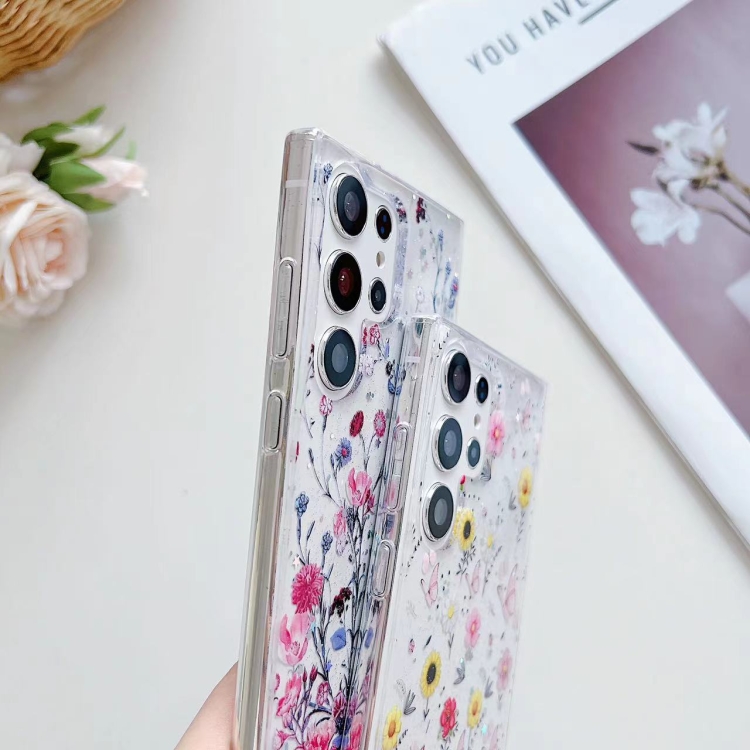 Para Samsung Galaxy S24 5G Spring Garden Epoxy TPU Funda para teléfono (F02 Spring Garden) - B4