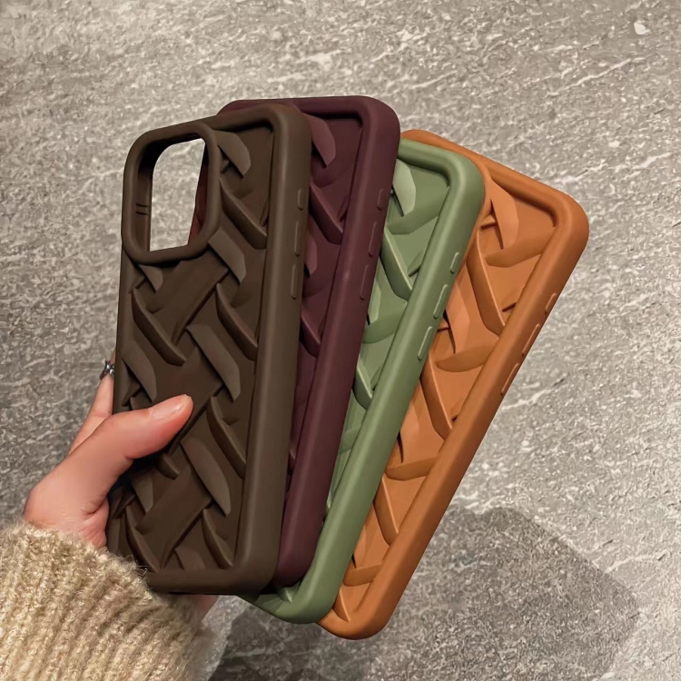 For iPhone 13 Pro Max 3D Weave TPU Phone Case(Green) For iPhone 13 Pro Max 3D Weave TPU Phone Case(Green)