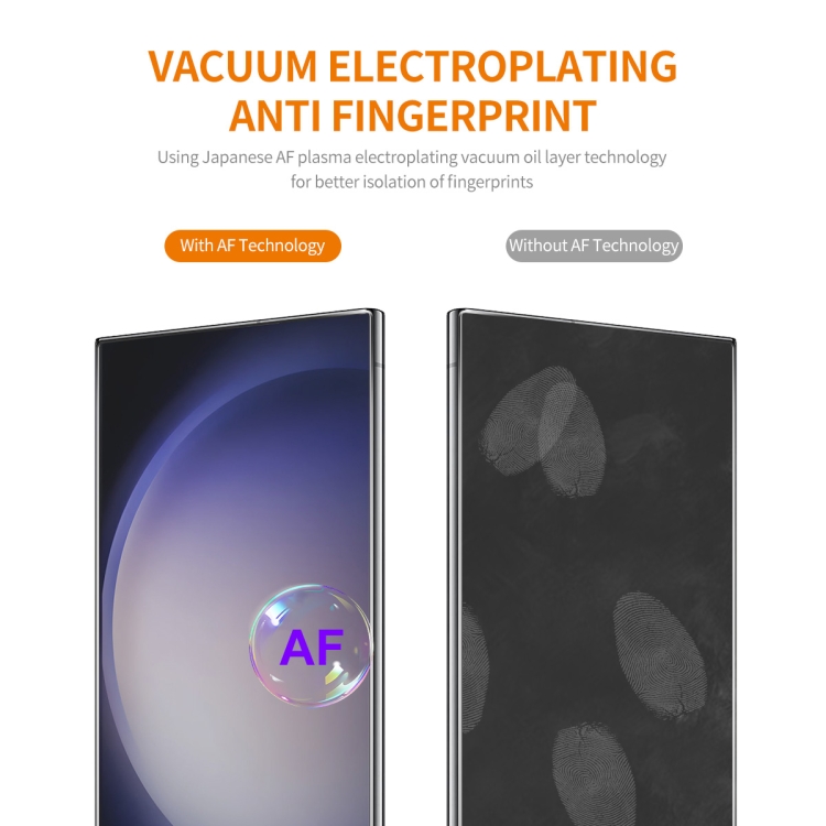 For Samsung Galaxy S24 Ultra 5G 2pcs ENKAY 0.18mm High Aluminum-silicon Tempered Glass Film, Support Ultrasonic Fingerprint Unclock