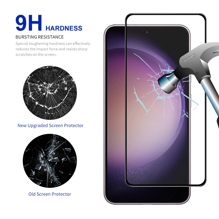 For Samsung Galaxy S24 5G 5pcs ENKAY Hat-Prince 0.18mm High Aluminum-silicon Tempered Glass Film, Support Ultrasonic Fingerprint Unclock For Samsung Galaxy S24 5G 5pcs ENKAY Hat-Prince 0.18mm High Aluminum-silicon Tempered Glass Film, Support Ultrasonic Fingerprint Unclock