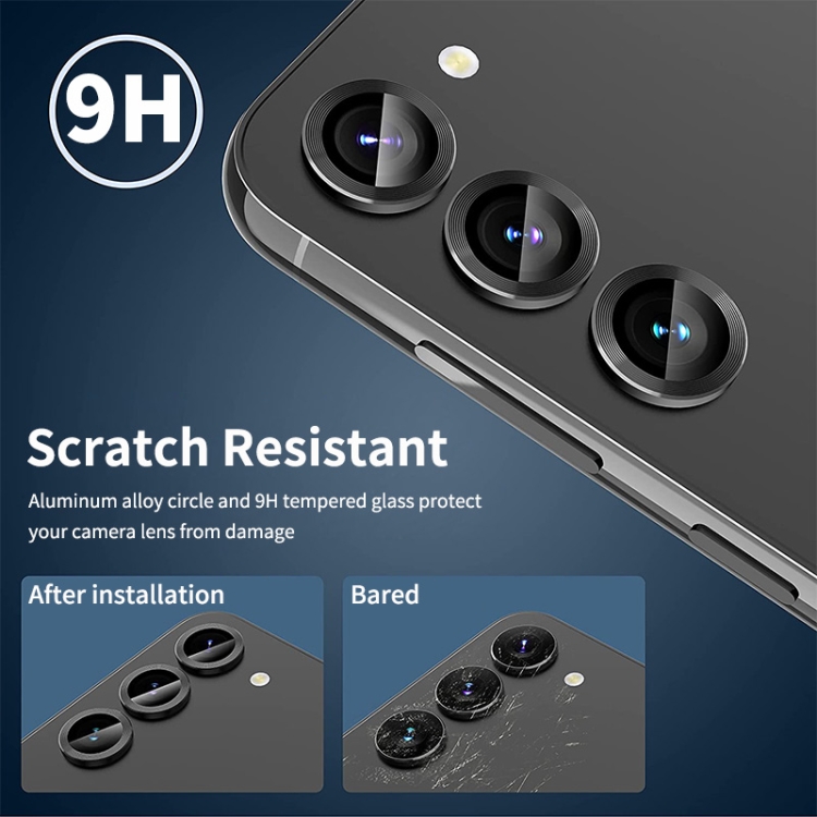 For Samsung Galaxy S24+ 5G ENKAY Hat-Prince 9H Rear Camera Lens Aluminium Alloy Tempered Glass Film(Colorful) For Samsung Galaxy S24+ 5G ENKAY Hat-Prince 9H Rear Camera Lens Aluminium Alloy Tempered Glass Film(Colorful)