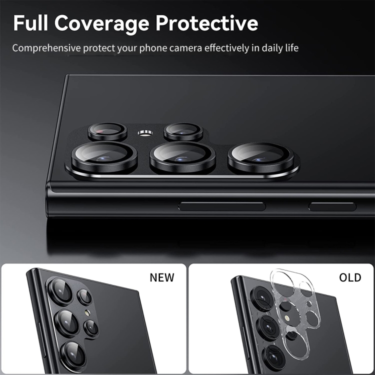 For Samsung Galaxy S24 Ultra 5G ENKAY Hat-Prince AR Aluminium Alloy Tempered Glass Camera Lens Film(Black) For Samsung Galaxy S24 Ultra 5G ENKAY Hat-Prince AR Aluminium Alloy Tempered Glass Camera Lens Film(Black)