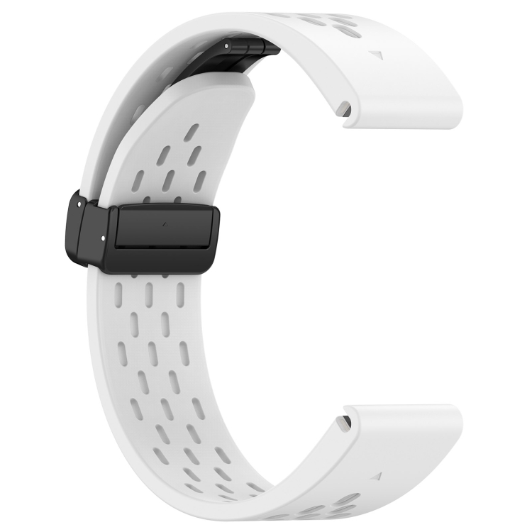 Pour Garmin Quatix 7 Pro 22 mm Bracelet de montre en silicone avec trou de  boucle