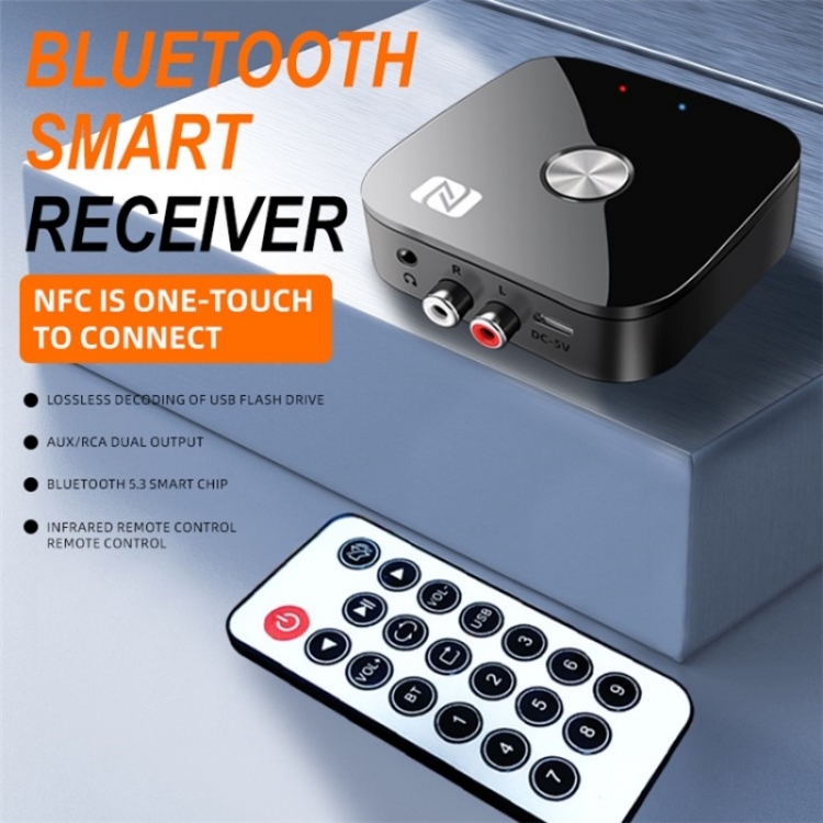T68 3.5mm / RCA Vintage Audio Amplifier Wireless Bluetooth NFC Audio Adapter T68 3.5mm / RCA Vintage Audio Amplifier Wireless Bluetooth NFC Audio Adapter