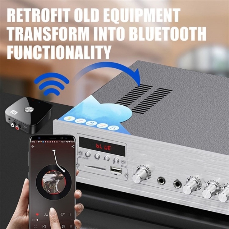 T68 3.5mm / RCA Vintage Audio Amplifier Wireless Bluetooth NFC Audio Adapter T68 3.5mm / RCA Vintage Audio Amplifier Wireless Bluetooth NFC Audio Adapter