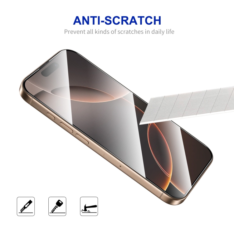 For iPhone 16 Pro Max ENKAY Easy Install High Alumina Silicon Full Glass Film For iPhone 16 Pro Max ENKAY Easy Install High Alumina Silicon Full Glass Film