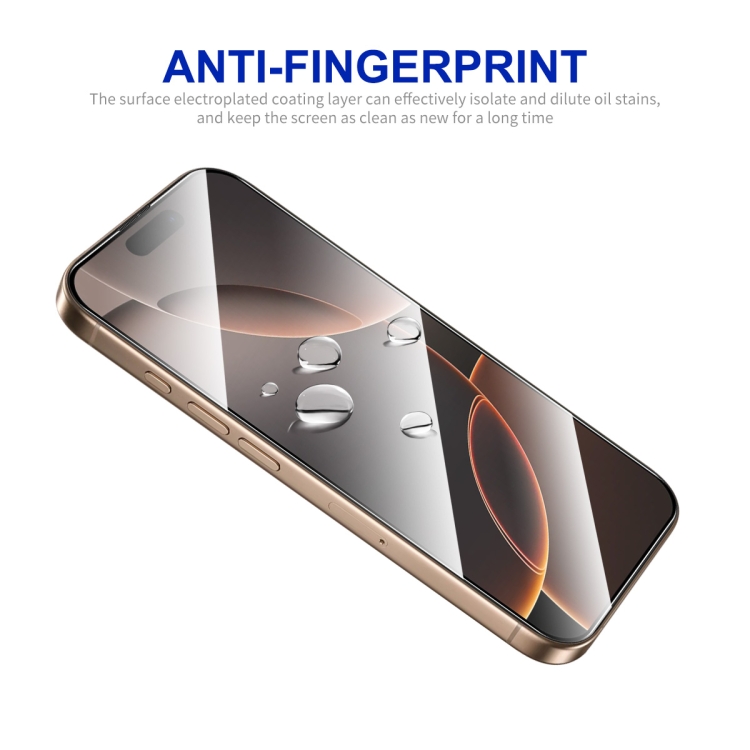 For iPhone 16 Pro Max ENKAY Easy Install High Alumina Silicon Full Glass Film For iPhone 16 Pro Max ENKAY Easy Install High Alumina Silicon Full Glass Film