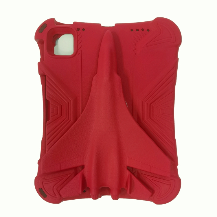 For iPad Pro 11 2024 360 Rotation Aircraft Holder EVA Shockproof Tablet Case(Red) For iPad Pro 11 2024 360 Rotation Aircraft Holder EVA Shockproof Tablet Case(Red)