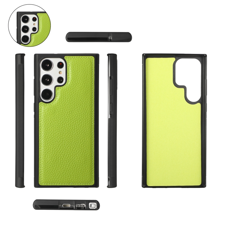 For Samsung Galaxy S23+ 5G Crossbody Multi-functional Zipper Wallet Litchi Leather Phone Case(Green)