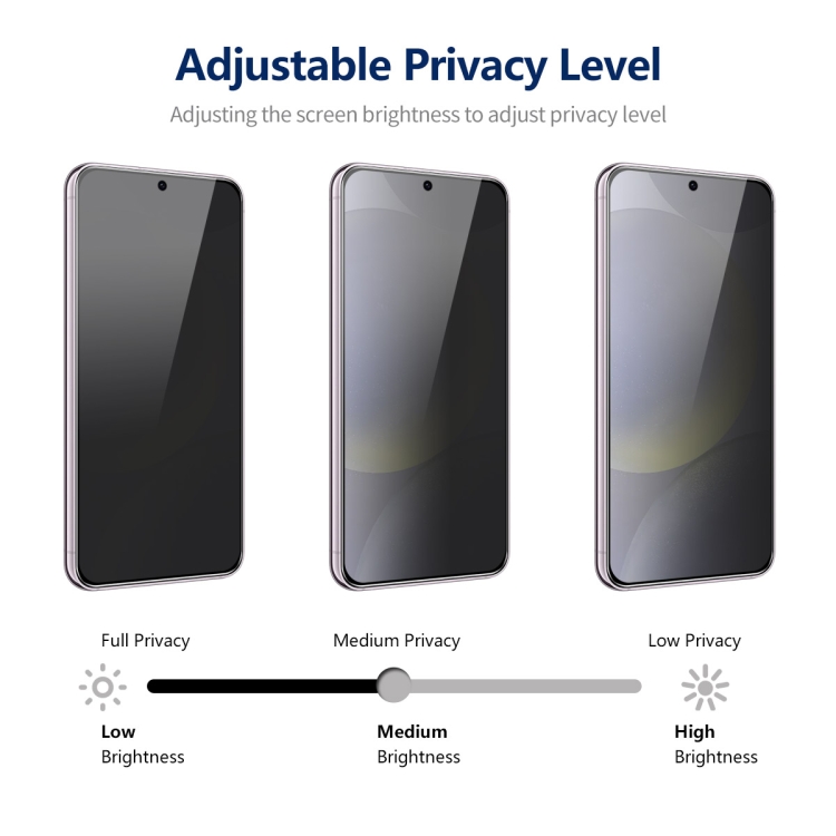 For Samsung Galaxy S24 5G ENKAY Hat-Prince 360 Degree Anti-peeping Privacy Full Screen Tempered Glass Film For Samsung Galaxy S24 5G ENKAY Hat-Prince 360 Degree Anti-peeping Privacy Full Screen Tempered Glass Film