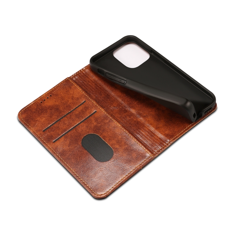 For Samsung Galaxy S23+ 5G Suteni Baroque Calf Texture Buckle Wallet Leather Phone Case(Khaki)